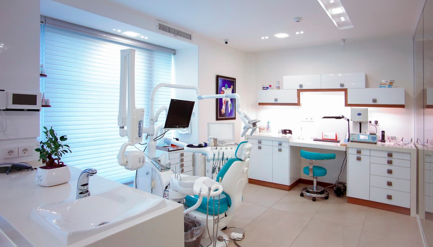 Modern dental practice interior